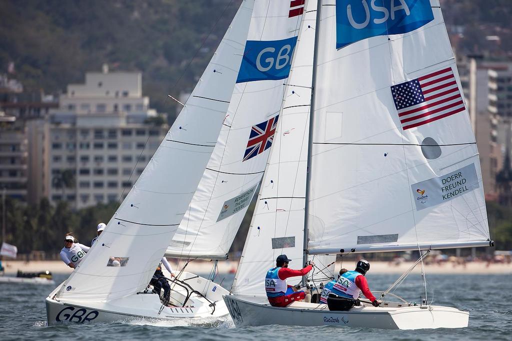 Sonar - 2016 Paralympics - Day 6, September 18, 2016 - photo © Richard Langdon / World Sailing